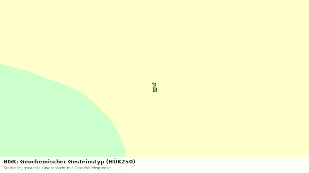 Statische Kartenansicht: BGR: Geochemischer Gesteinstyp (HÜK250)