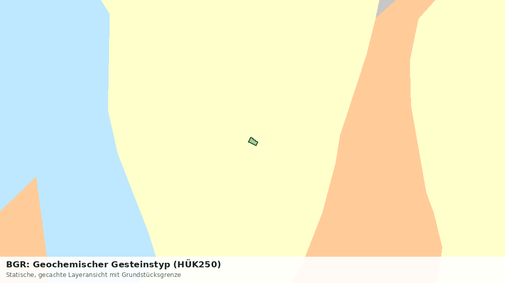 Statische Kartenansicht: BGR: Geochemischer Gesteinstyp (HÜK250)