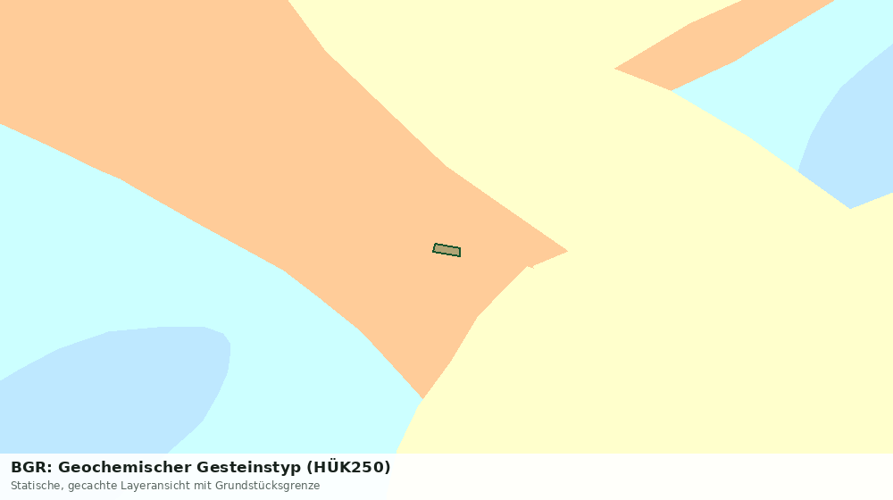 Statische Kartenansicht: BGR: Geochemischer Gesteinstyp (HÜK250)