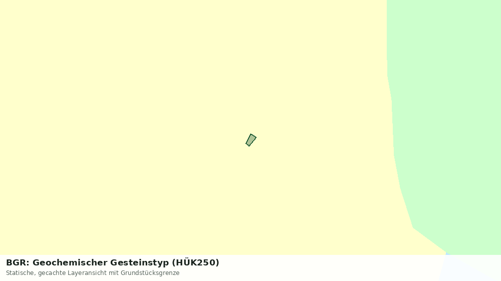 Statische Kartenansicht: BGR: Geochemischer Gesteinstyp (HÜK250)