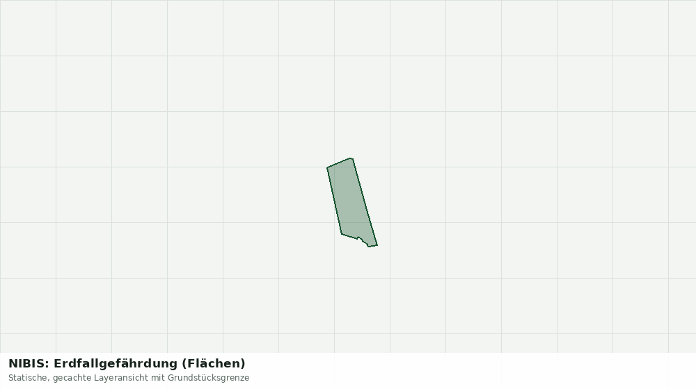 Statische Kartenansicht: NIBIS: Erdfallgefährdung (Flächen)