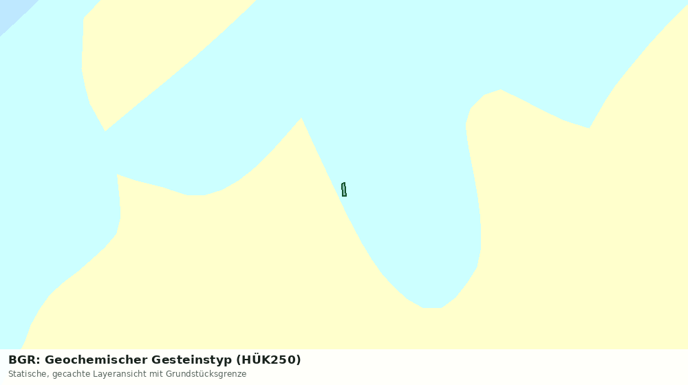 Statische Kartenansicht: BGR: Geochemischer Gesteinstyp (HÜK250)