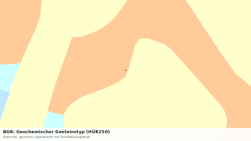 Statische Kartenansicht: BGR: Geochemischer Gesteinstyp (HÜK250)