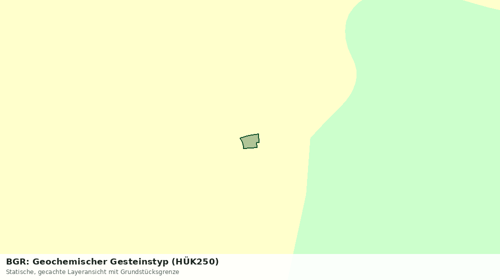 Statische Kartenansicht: BGR: Geochemischer Gesteinstyp (HÜK250)