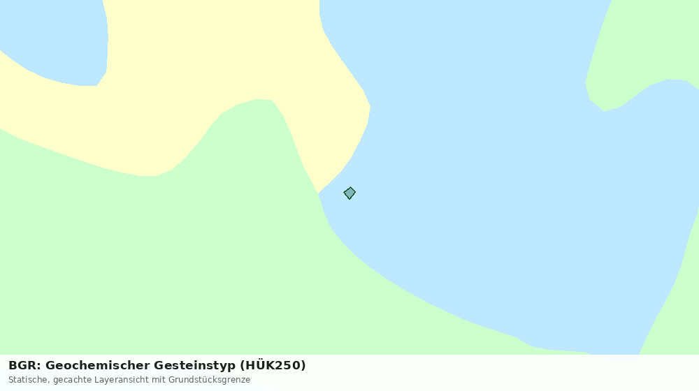 Statische Kartenansicht: BGR: Geochemischer Gesteinstyp (HÜK250)