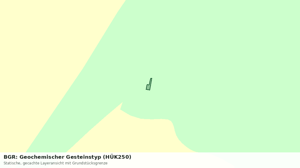 Statische Kartenansicht: BGR: Geochemischer Gesteinstyp (HÜK250)