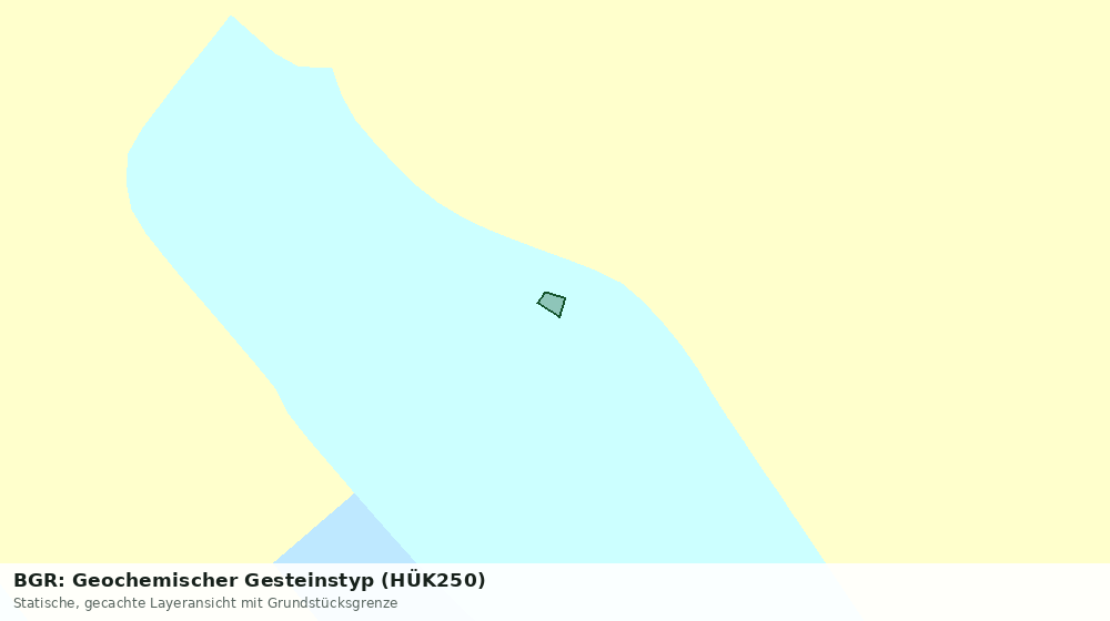 Statische Kartenansicht: BGR: Geochemischer Gesteinstyp (HÜK250)