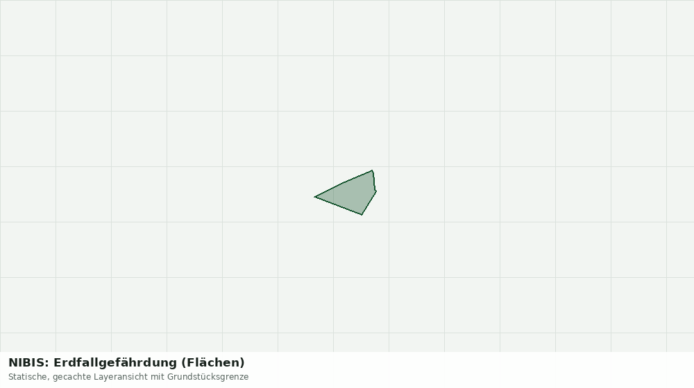 Statische Kartenansicht: NIBIS: Erdfallgefährdung (Flächen)