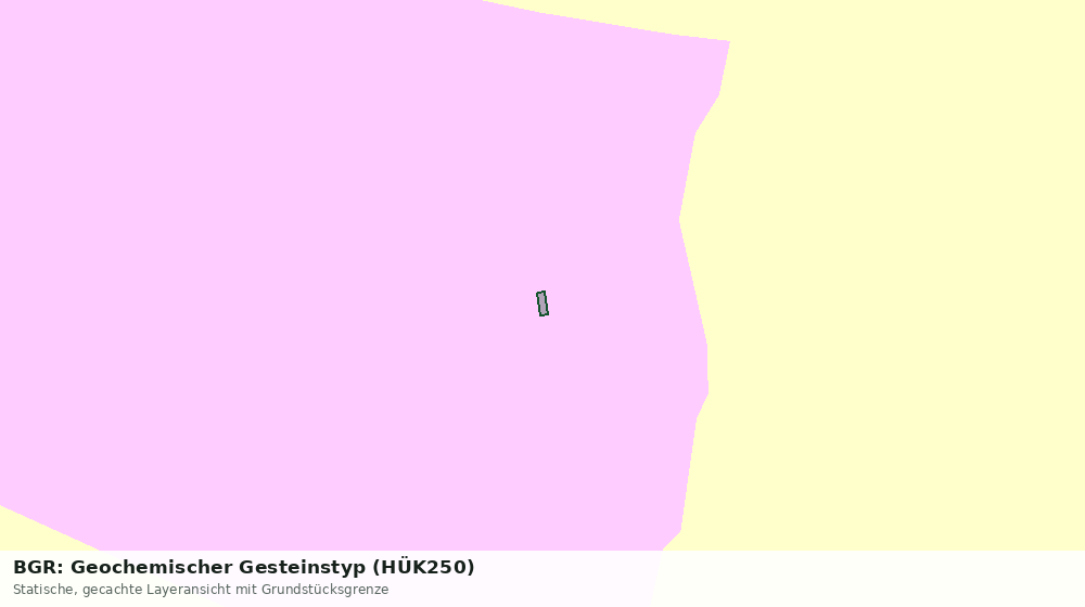 Statische Kartenansicht: BGR: Geochemischer Gesteinstyp (HÜK250)