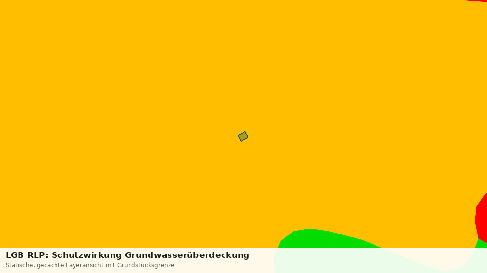 Statische Kartenansicht: LGB RLP: Schutzwirkung Grundwasserüberdeckung