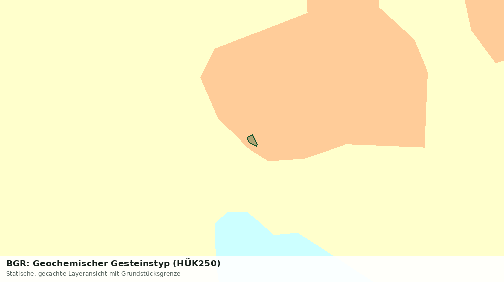 Statische Kartenansicht: BGR: Geochemischer Gesteinstyp (HÜK250)