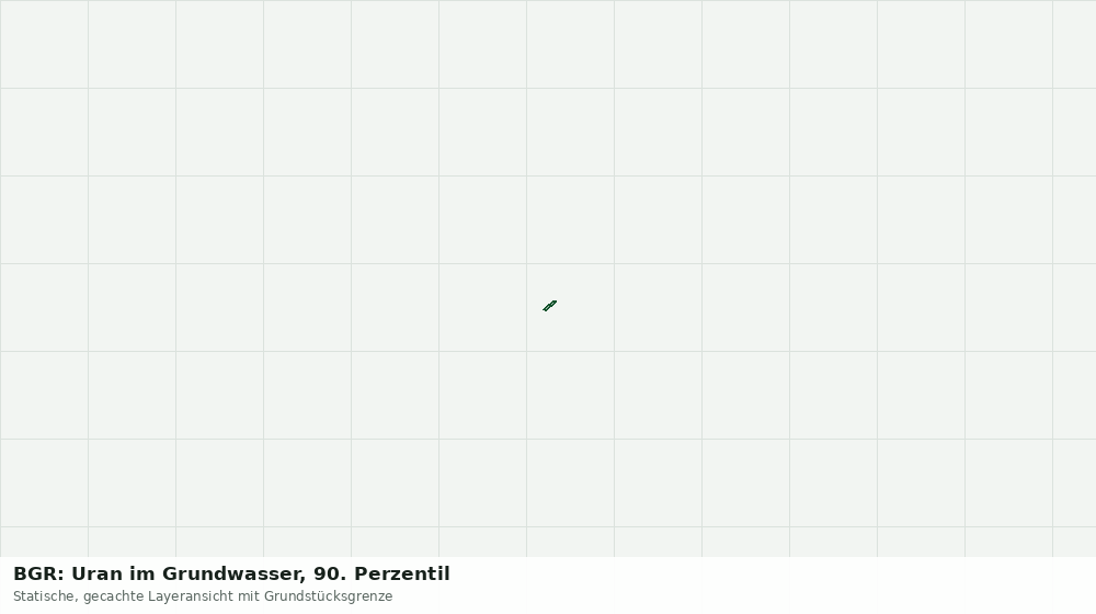 Statische Kartenansicht: BGR: Uran im Grundwasser, 90. Perzentil