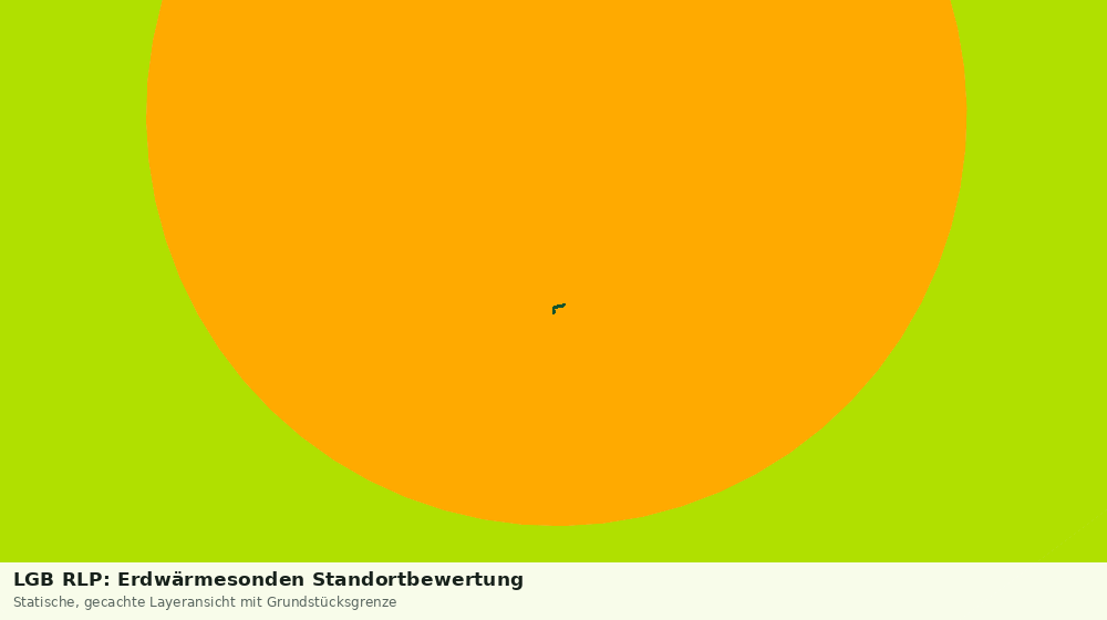 Statische Kartenansicht: LGB RLP: Erdwärmesonden Standortbewertung