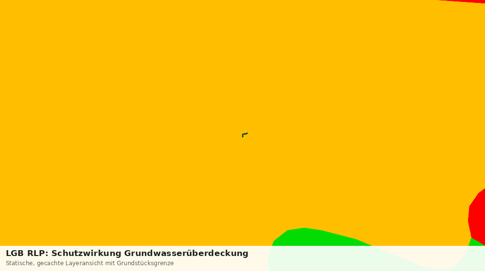 Statische Kartenansicht: LGB RLP: Schutzwirkung Grundwasserüberdeckung
