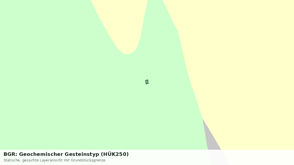 Statische Kartenansicht: BGR: Geochemischer Gesteinstyp (HÜK250)