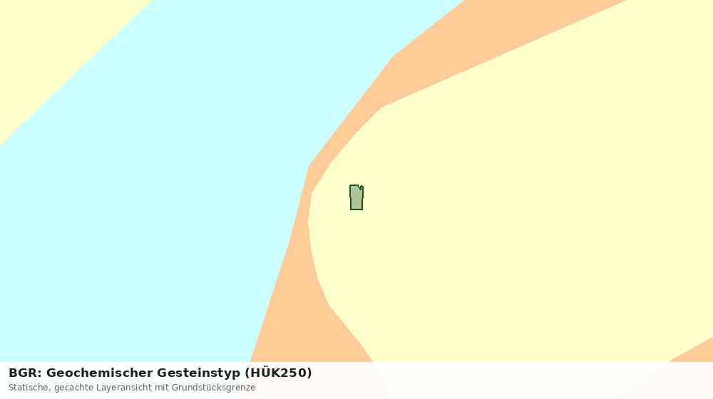Statische Kartenansicht: BGR: Geochemischer Gesteinstyp (HÜK250)