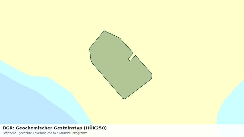 Statische Kartenansicht: BGR: Geochemischer Gesteinstyp (HÜK250)