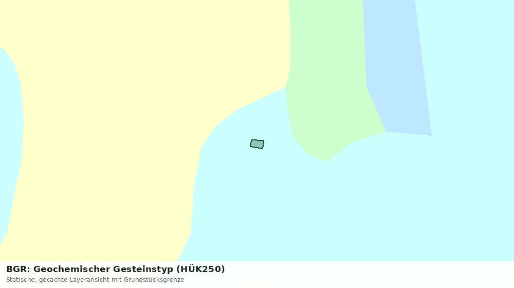Statische Kartenansicht: BGR: Geochemischer Gesteinstyp (HÜK250)