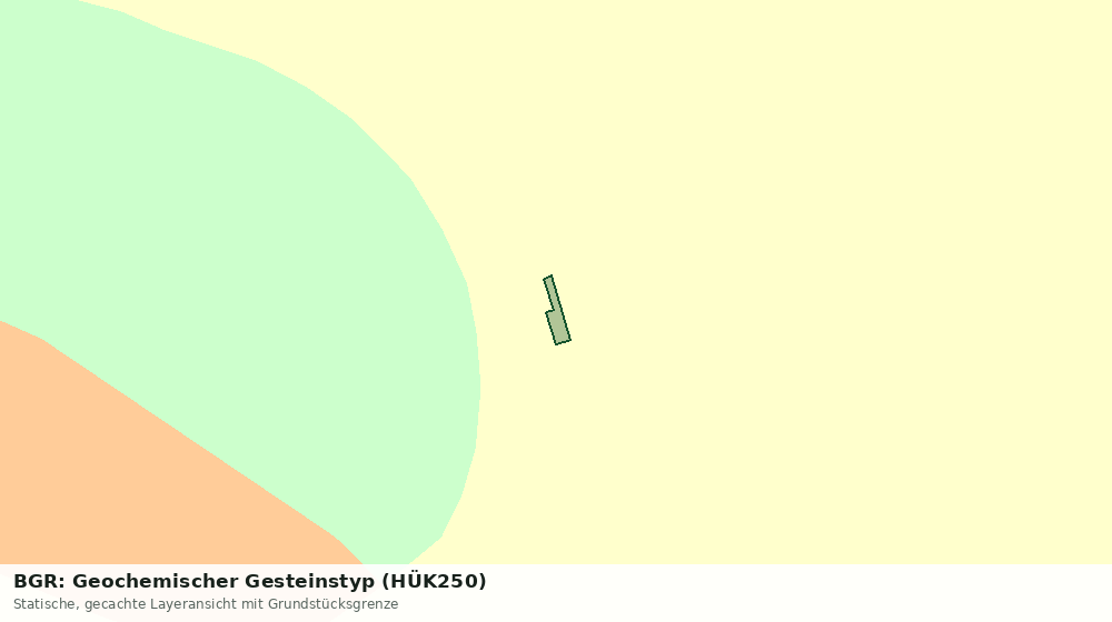 Statische Kartenansicht: BGR: Geochemischer Gesteinstyp (HÜK250)