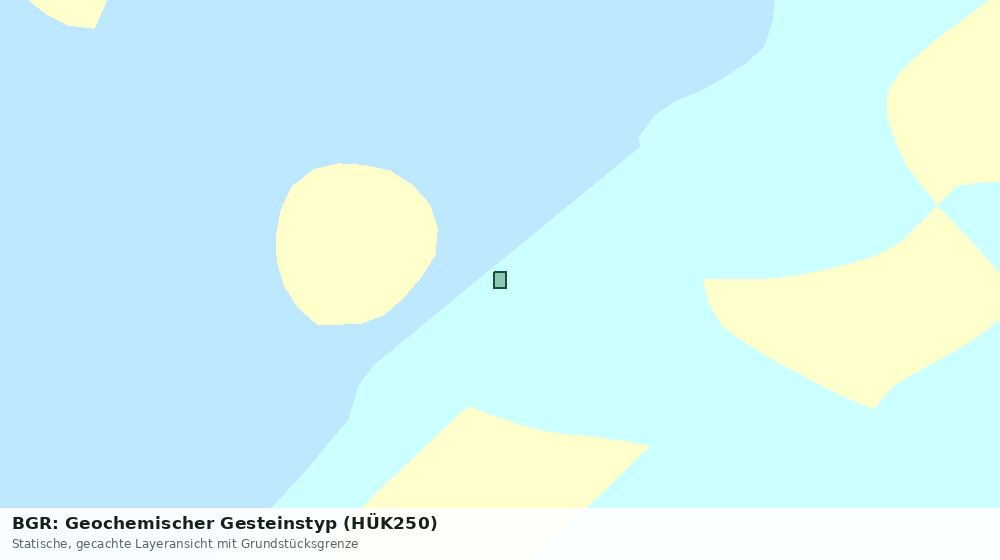 Statische Kartenansicht: BGR: Geochemischer Gesteinstyp (HÜK250)