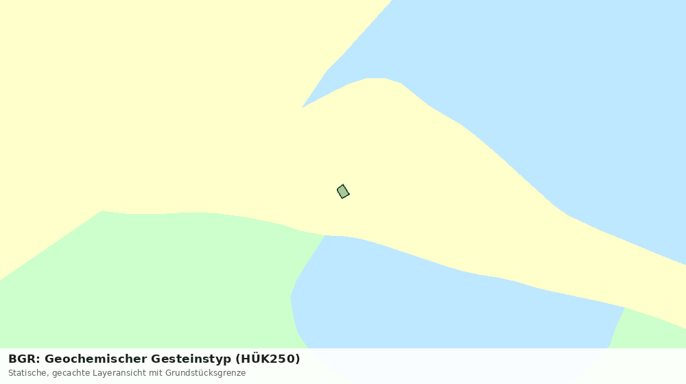 Statische Kartenansicht: BGR: Geochemischer Gesteinstyp (HÜK250)