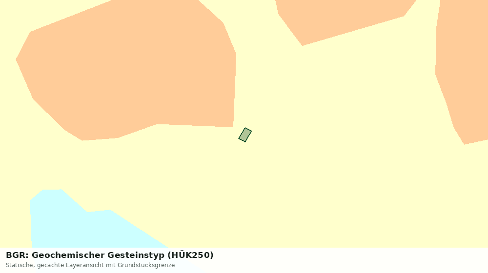 Statische Kartenansicht: BGR: Geochemischer Gesteinstyp (HÜK250)