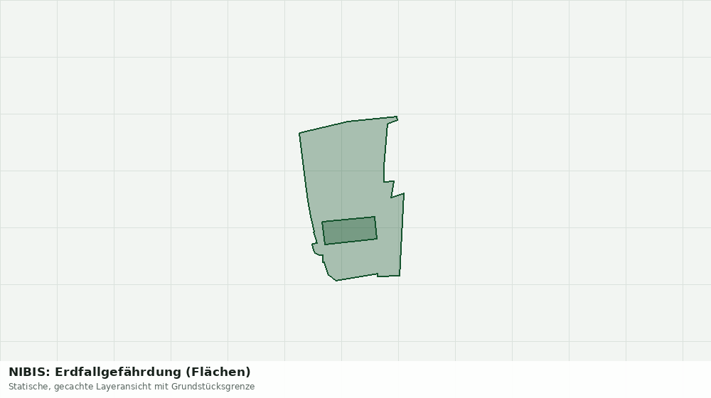 Statische Kartenansicht: NIBIS: Erdfallgefährdung (Flächen)