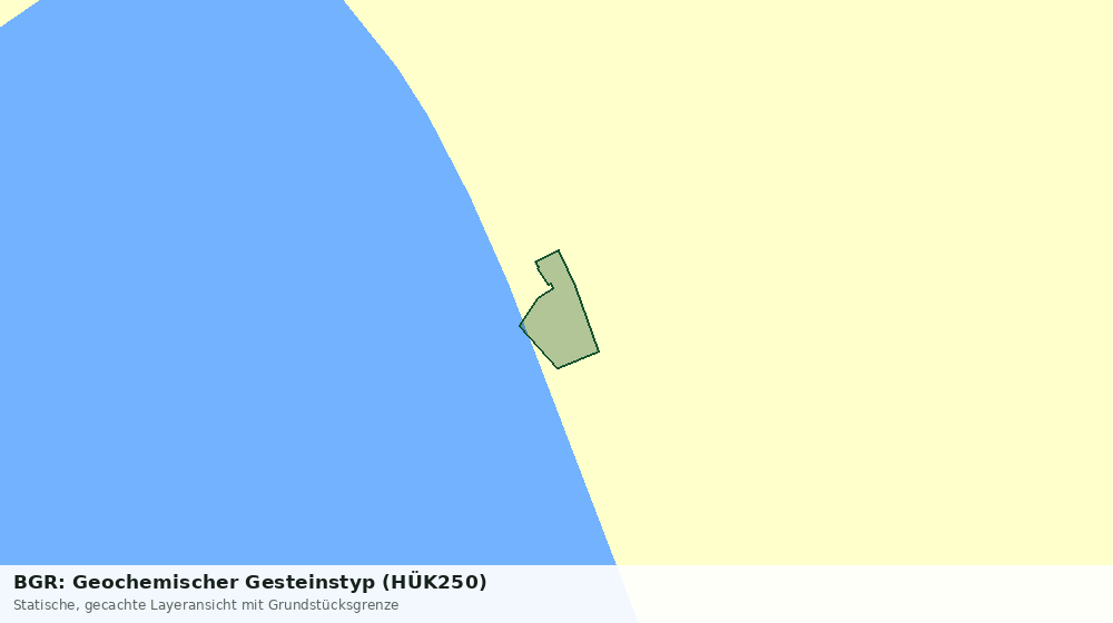 Statische Kartenansicht: BGR: Geochemischer Gesteinstyp (HÜK250)