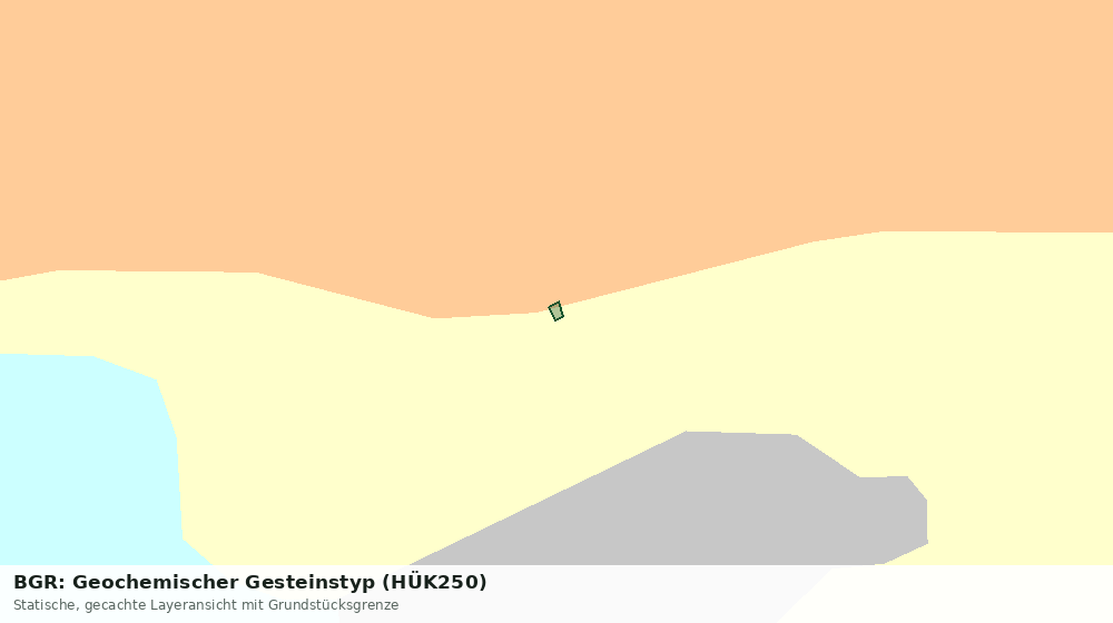 Statische Kartenansicht: BGR: Geochemischer Gesteinstyp (HÜK250)