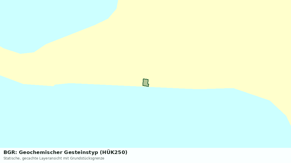 Statische Kartenansicht: BGR: Geochemischer Gesteinstyp (HÜK250)