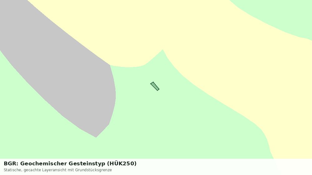 Statische Kartenansicht: BGR: Geochemischer Gesteinstyp (HÜK250)
