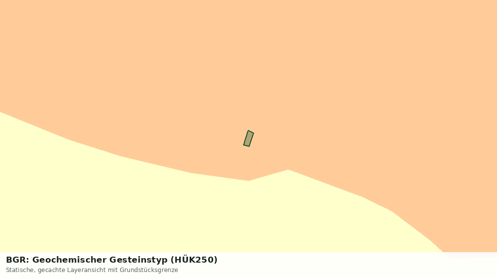 Statische Kartenansicht: BGR: Geochemischer Gesteinstyp (HÜK250)