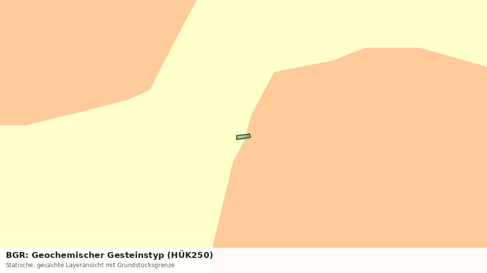 Statische Kartenansicht: BGR: Geochemischer Gesteinstyp (HÜK250)