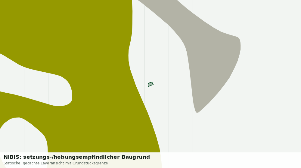 Statische Kartenansicht: NIBIS: setzungs-/hebungsempfindlicher Baugrund