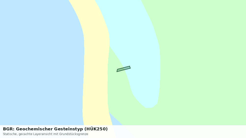 Statische Kartenansicht: BGR: Geochemischer Gesteinstyp (HÜK250)