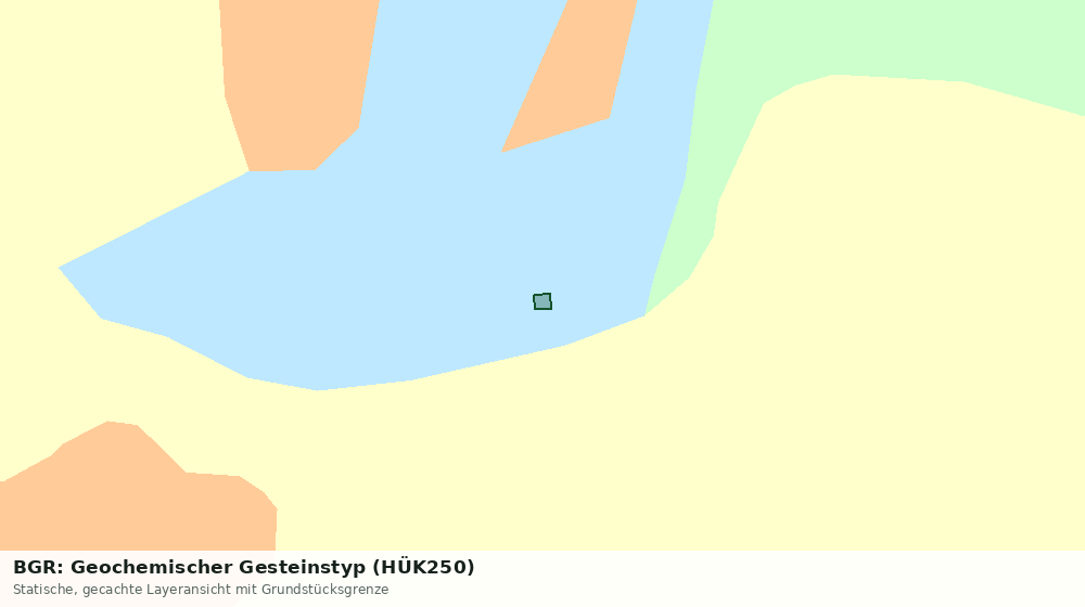 Statische Kartenansicht: BGR: Geochemischer Gesteinstyp (HÜK250)