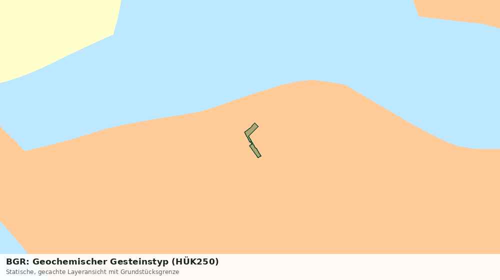 Statische Kartenansicht: BGR: Geochemischer Gesteinstyp (HÜK250)