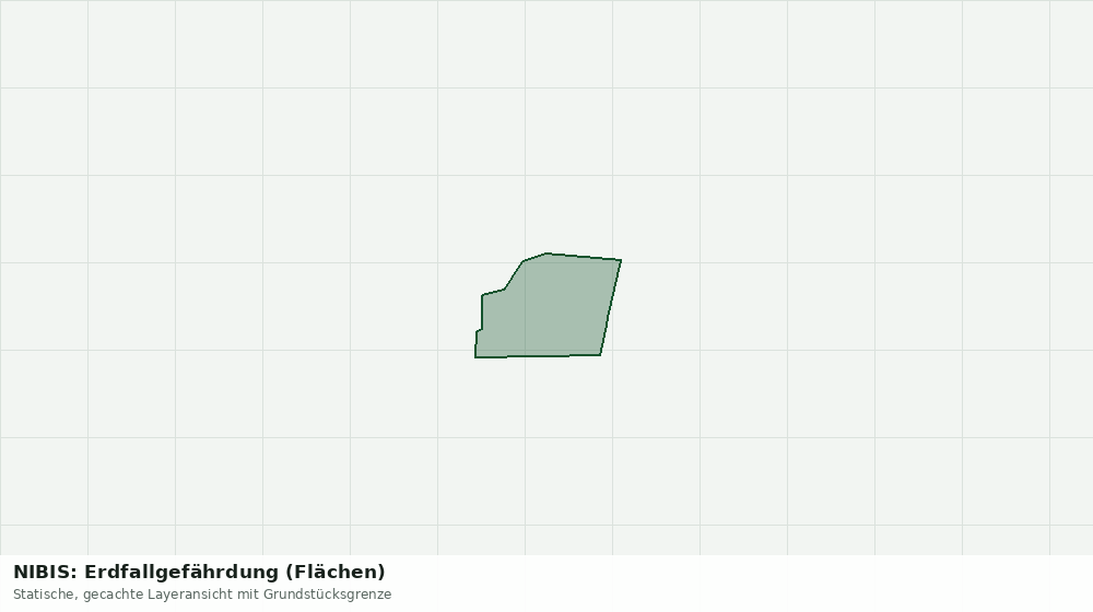 Statische Kartenansicht: NIBIS: Erdfallgefährdung (Flächen)