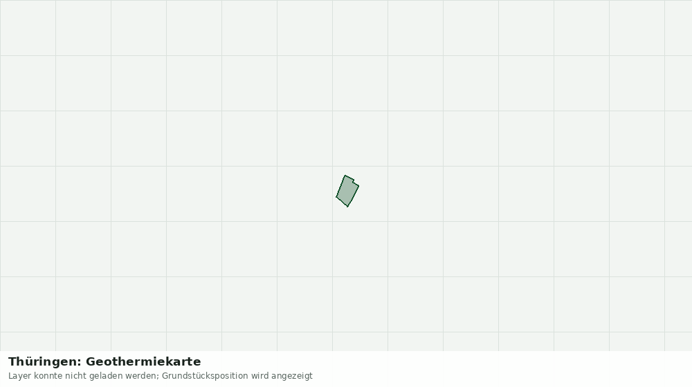 Statische Kartenansicht: Thüringen: Geothermiekarte