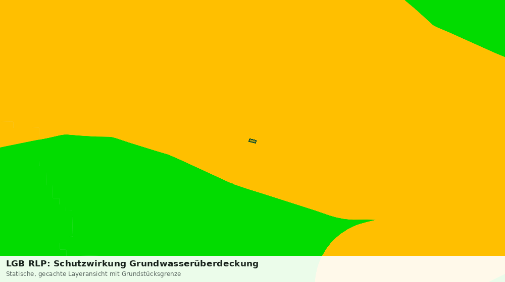 Statische Kartenansicht: LGB RLP: Schutzwirkung Grundwasserüberdeckung