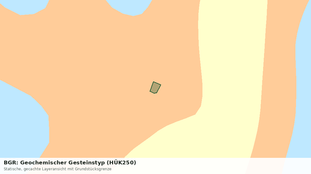Statische Kartenansicht: BGR: Geochemischer Gesteinstyp (HÜK250)