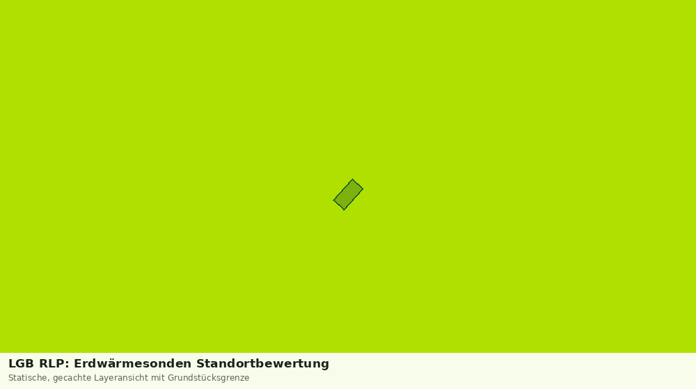 Statische Kartenansicht: LGB RLP: Erdwärmesonden Standortbewertung