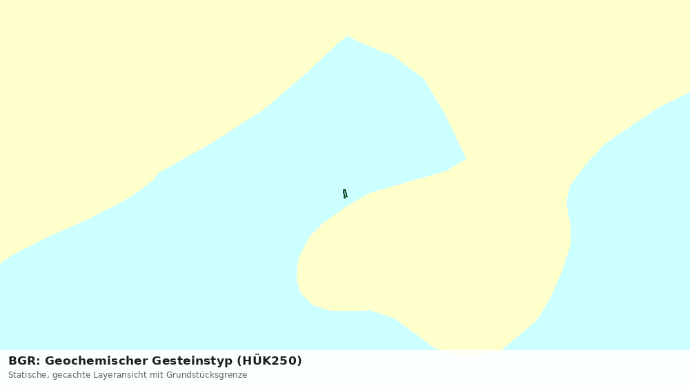 Statische Kartenansicht: BGR: Geochemischer Gesteinstyp (HÜK250)