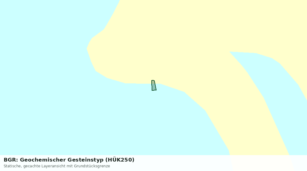 Statische Kartenansicht: BGR: Geochemischer Gesteinstyp (HÜK250)