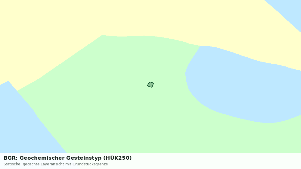 Statische Kartenansicht: BGR: Geochemischer Gesteinstyp (HÜK250)
