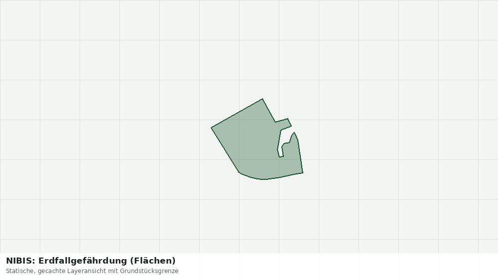 Statische Kartenansicht: NIBIS: Erdfallgefährdung (Flächen)