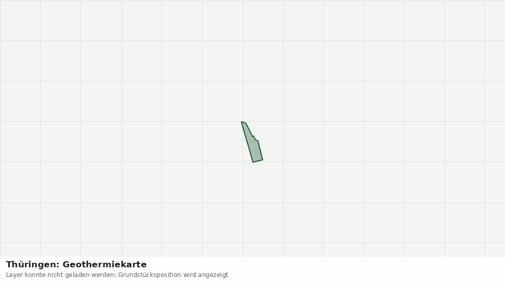 Statische Kartenansicht: Thüringen: Geothermiekarte