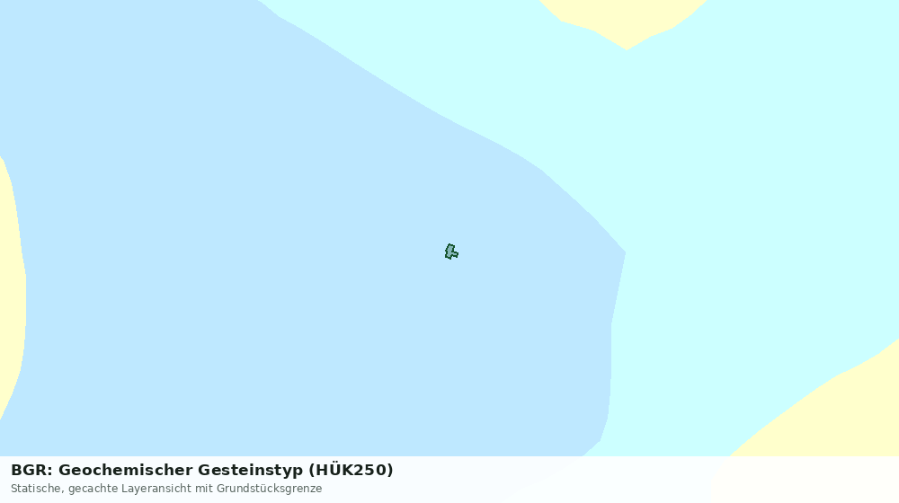 Statische Kartenansicht: BGR: Geochemischer Gesteinstyp (HÜK250)
