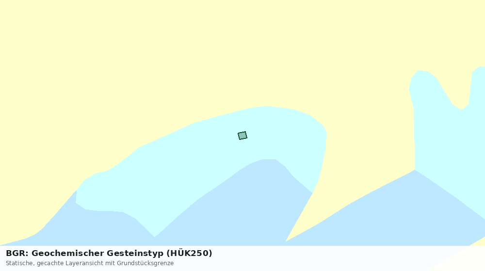 Statische Kartenansicht: BGR: Geochemischer Gesteinstyp (HÜK250)