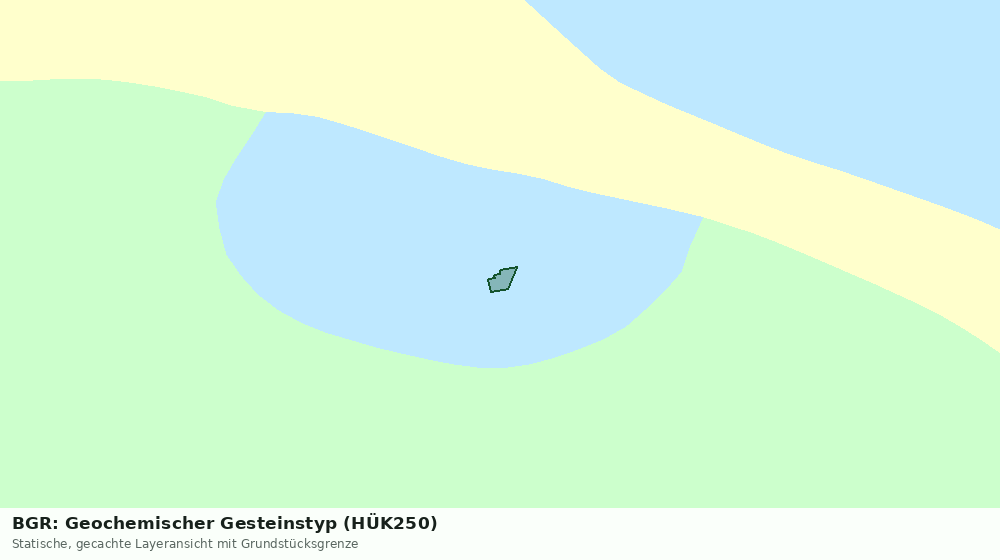 Statische Kartenansicht: BGR: Geochemischer Gesteinstyp (HÜK250)